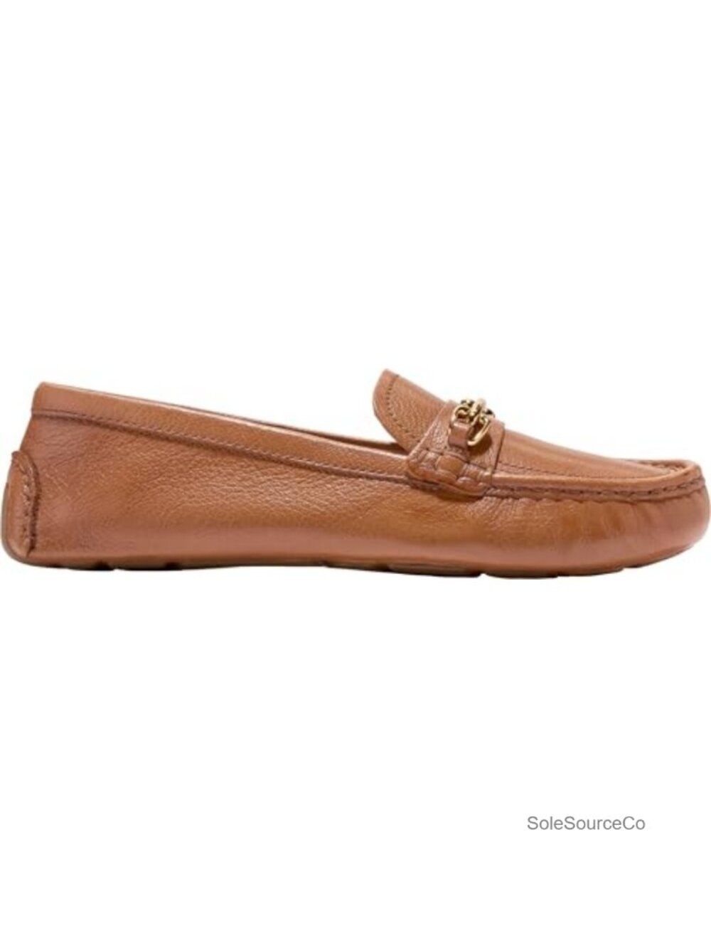 Leather Horsebit Driving Loafers Round Toe Slip On Business Casual Shoes - Picture 4 of 6